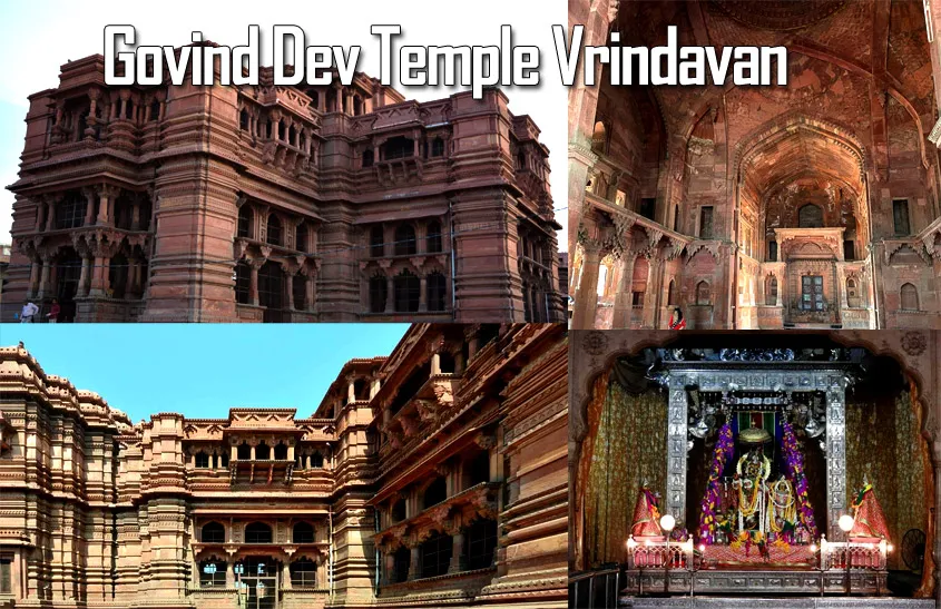 Govind Dev Temple, Vrindavan - travelersguider.com