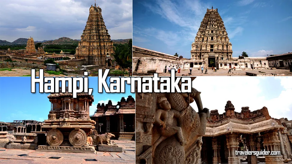 10 best places to visit in india - Hampi, Karnataka - travelersguider.com