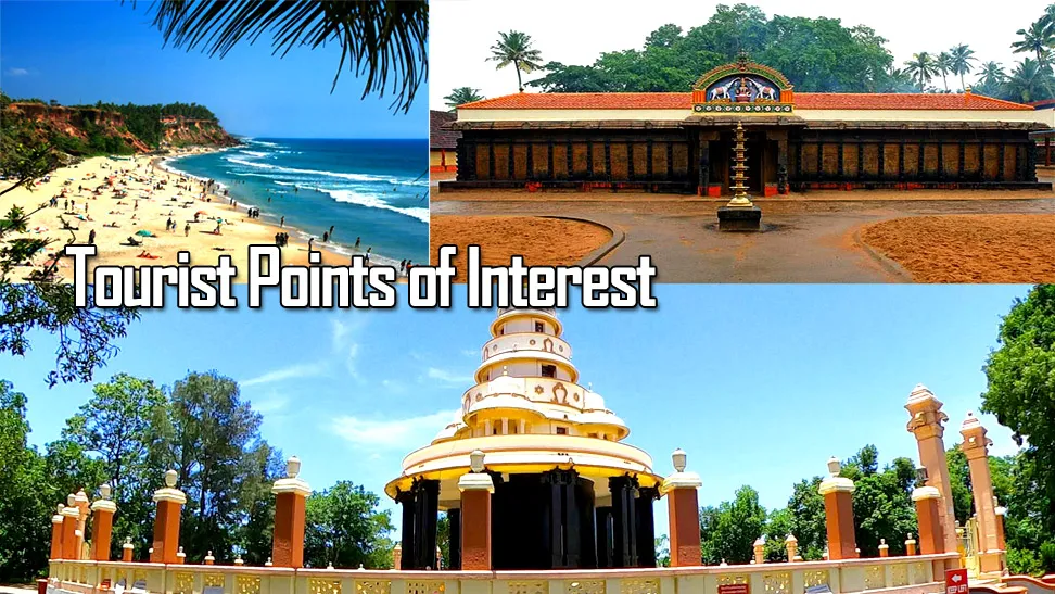 Tourist Points near Varkala Beach - travelersguider.com